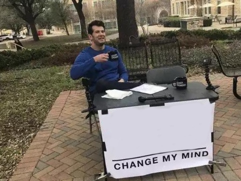 Change My Mind meme about Ayoh Foods