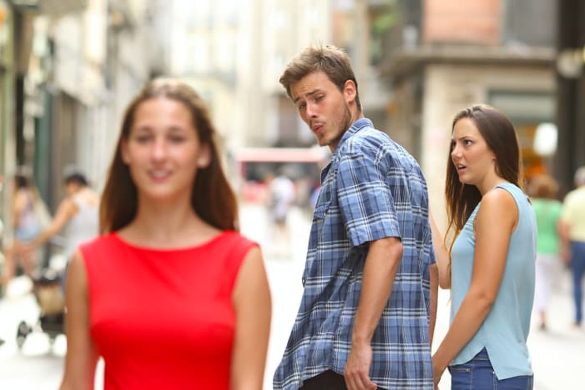 Distracted Boyfriend meme about Ayoh Foods