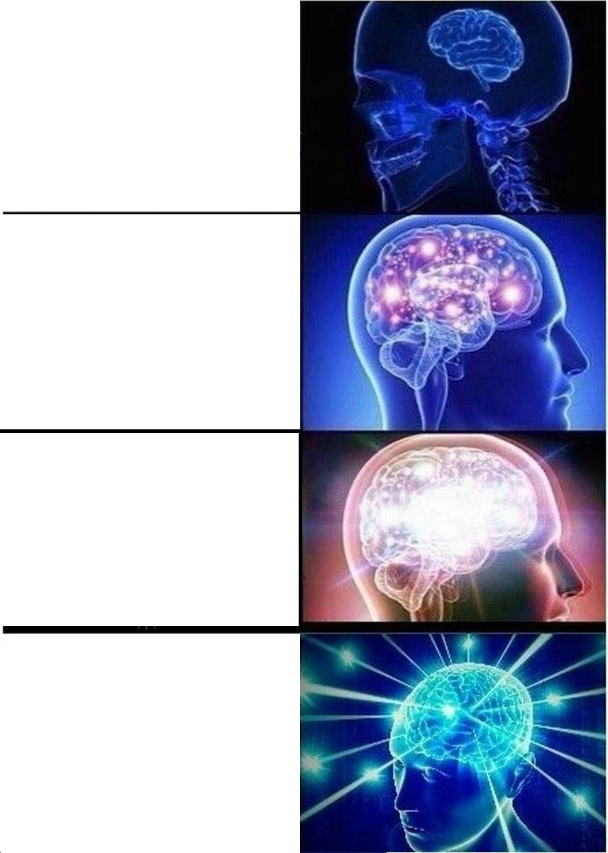 Expanding Brain meme about Ayoh Foods