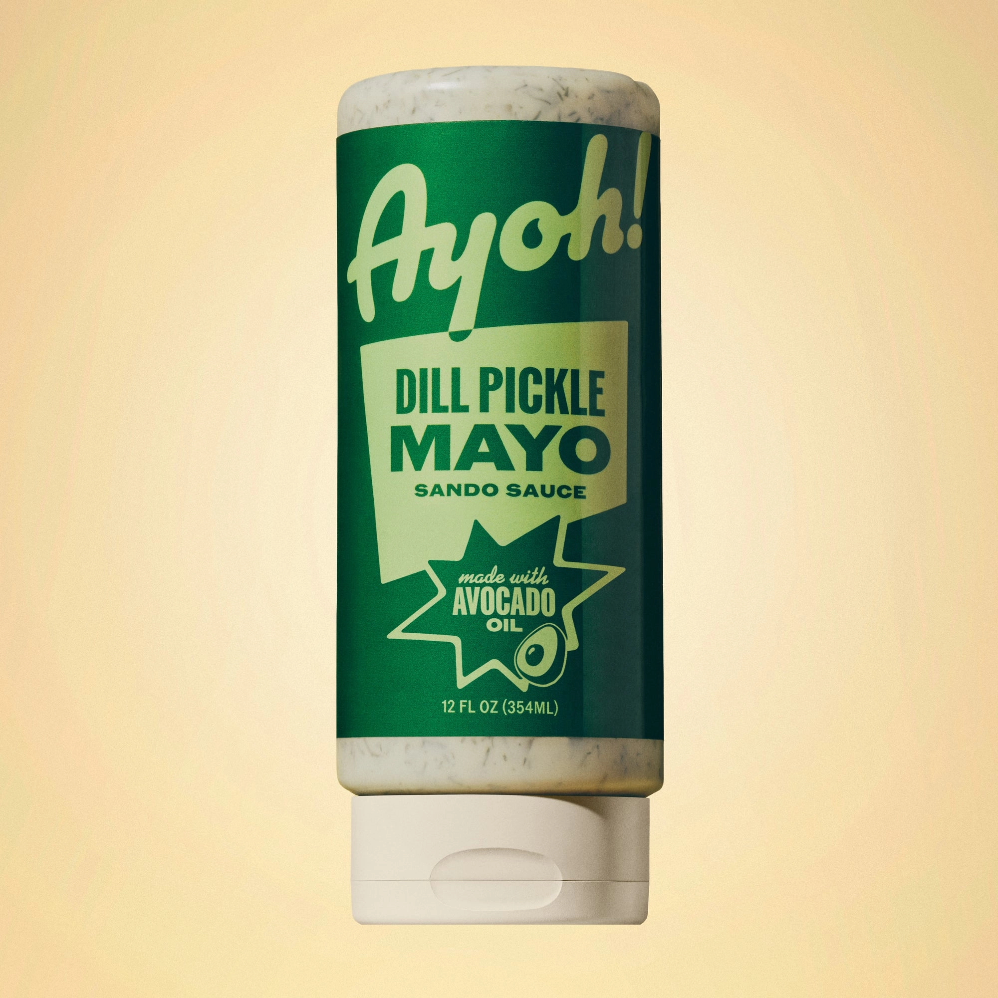 Dill Pickle Mayo with pickles and dill